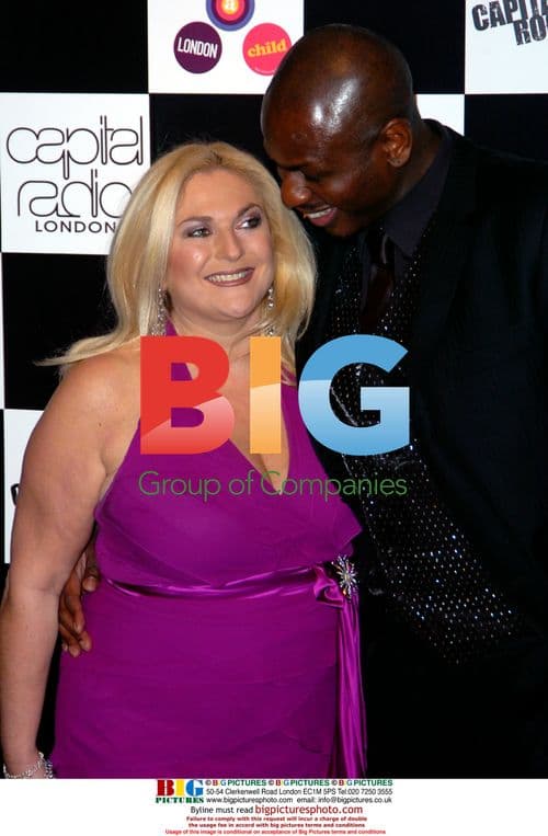 Vanessa Feltz and boyfriend at Capital Rocks party