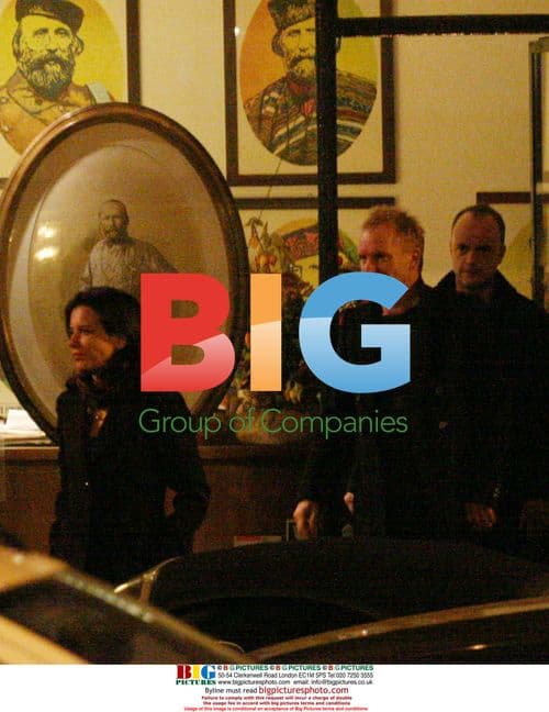 Sting Seen Leaving Milan Restaurant