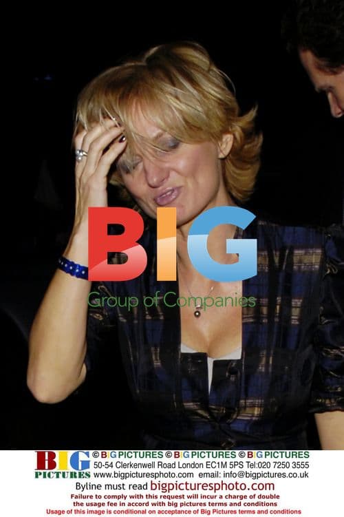 Alice Beer leaves British Comedy Awards 2006