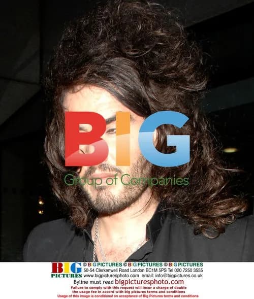 Russell Brand Leaving British Comedy Awards 2006