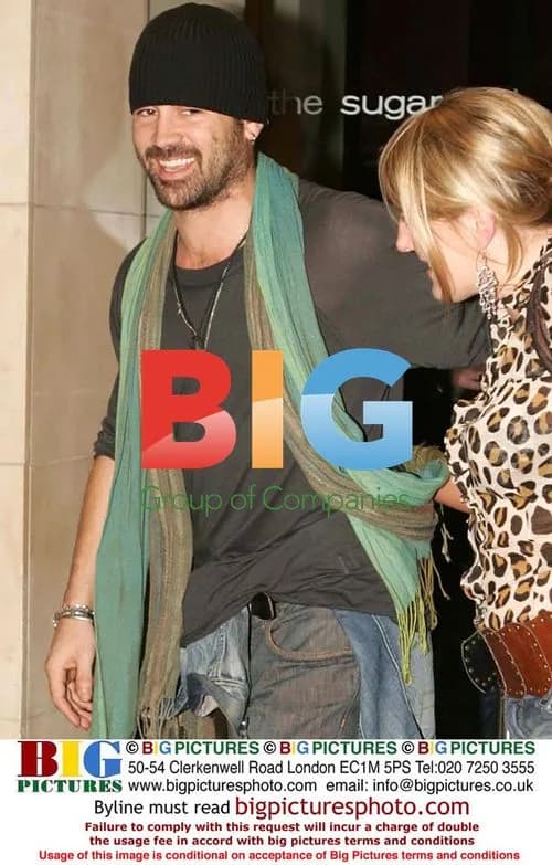Colin Farrell Leaving Burlesque Performance