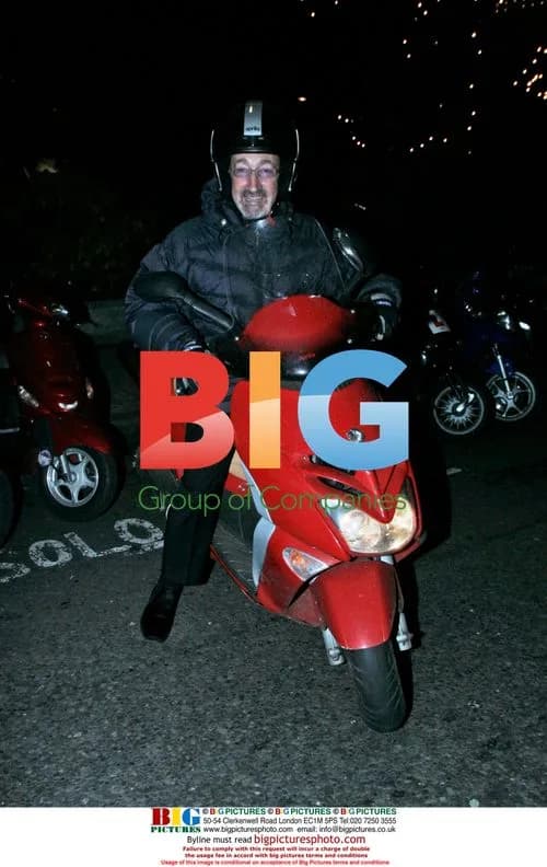 Eddie Jordan Struggles on Moped