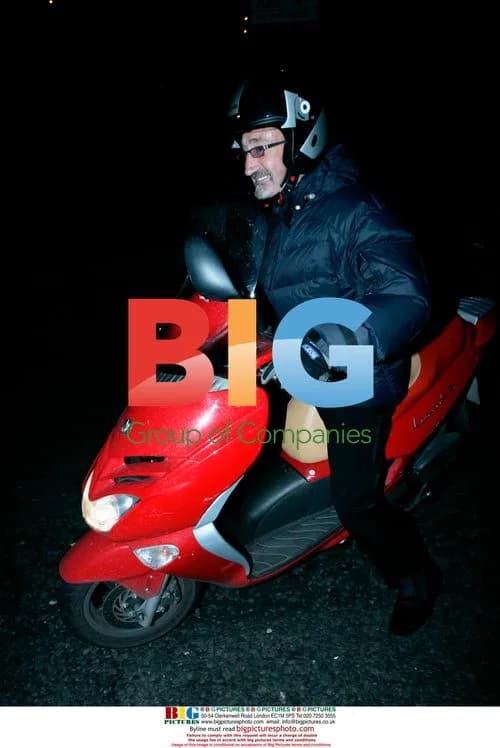 Eddie Jordan on Moped
