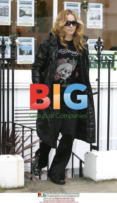 Madonna Leaving Gym
