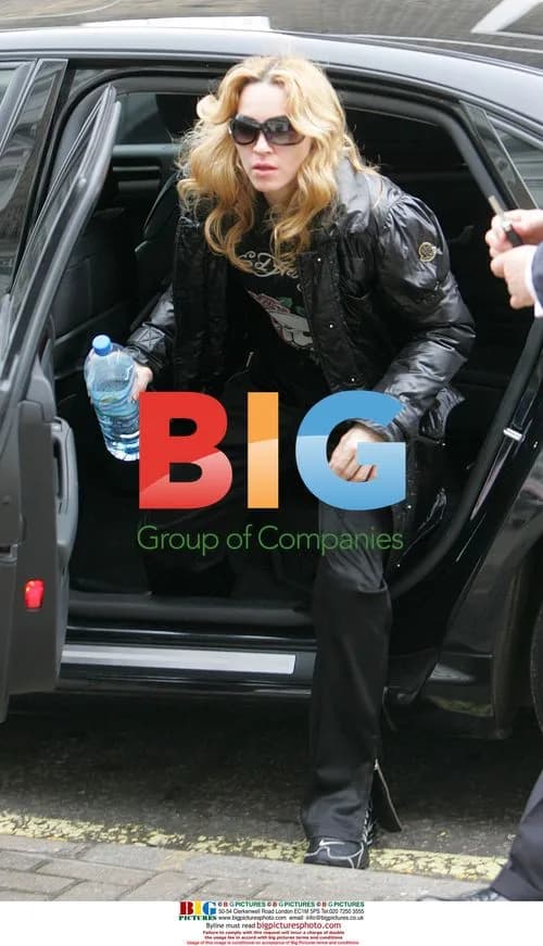 Madonna arrives at London gym