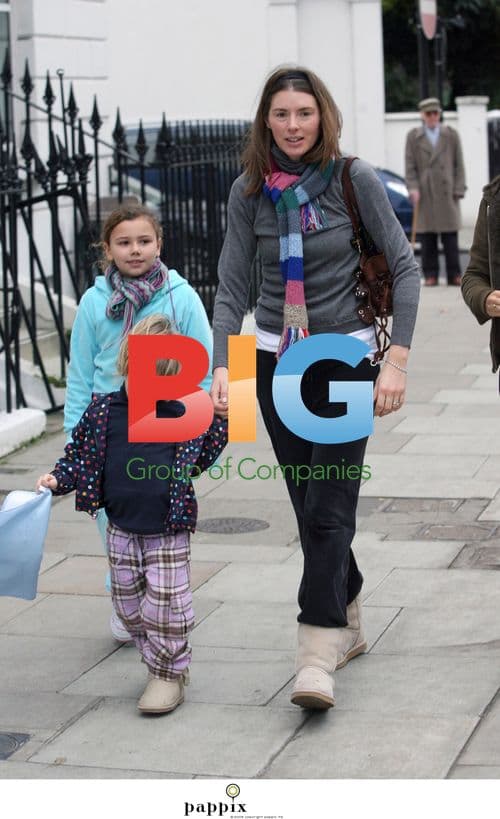 Jools Oliver and daughter Daisy Boo out for walk