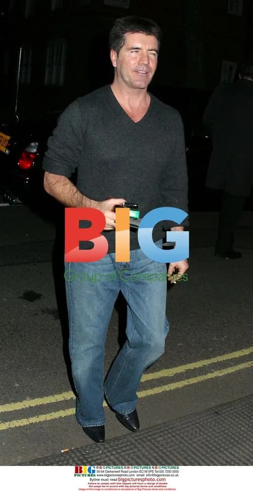 Simon Cowell at Comic Relief event in London