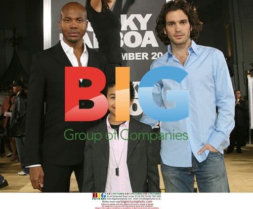 Leonard Roberts, Noah Gray-Cabey, Santiago Cabrera at 'Rocky Balboa' premiere