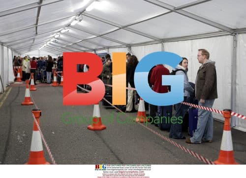 Holiday rush at Heathrow Terminal Four