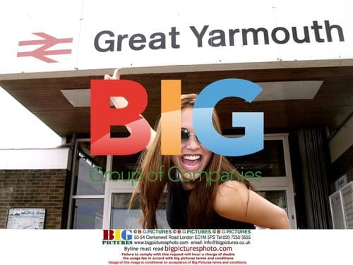 Myleene Klass visits Great Yarmouth
