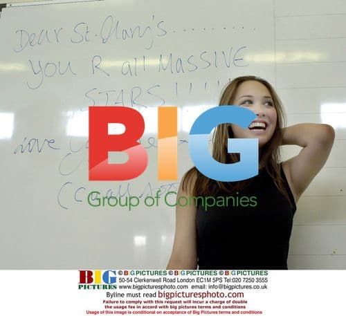 Myleene Klass Visits St Marys Primary