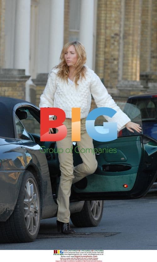 Heather Mills Takes Dog to Vet