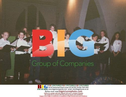 Myleene Klass as a teen with family