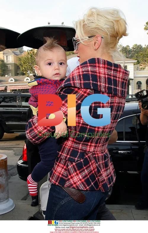Gwen Stefani and Son Kingston Rock Fauxhawks