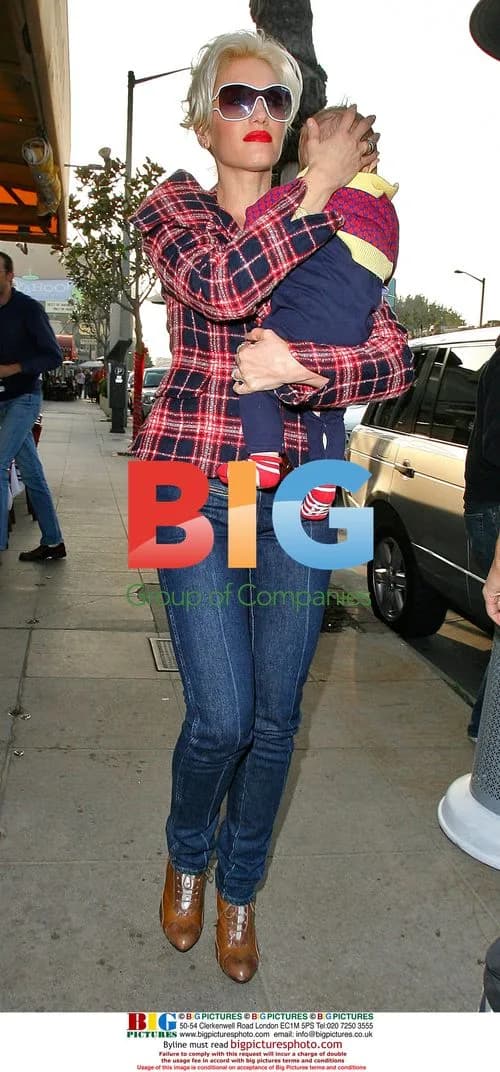 Gwen Stefani's son Kingston sports a fauxhawk