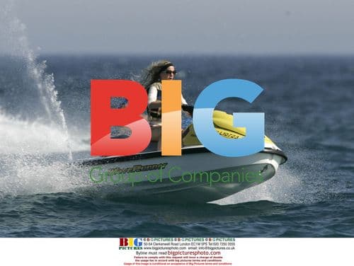 Kate Lawler Jetskiing in Caribbean