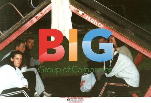 Murdered prostitute Paula Clennell with friends