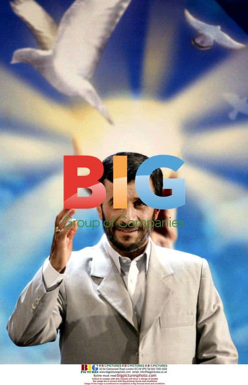 Ahmadinejad at Press Conference in Tehran