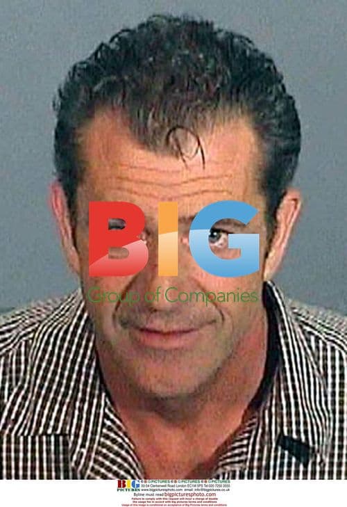 Mel Gibson Booking Photo