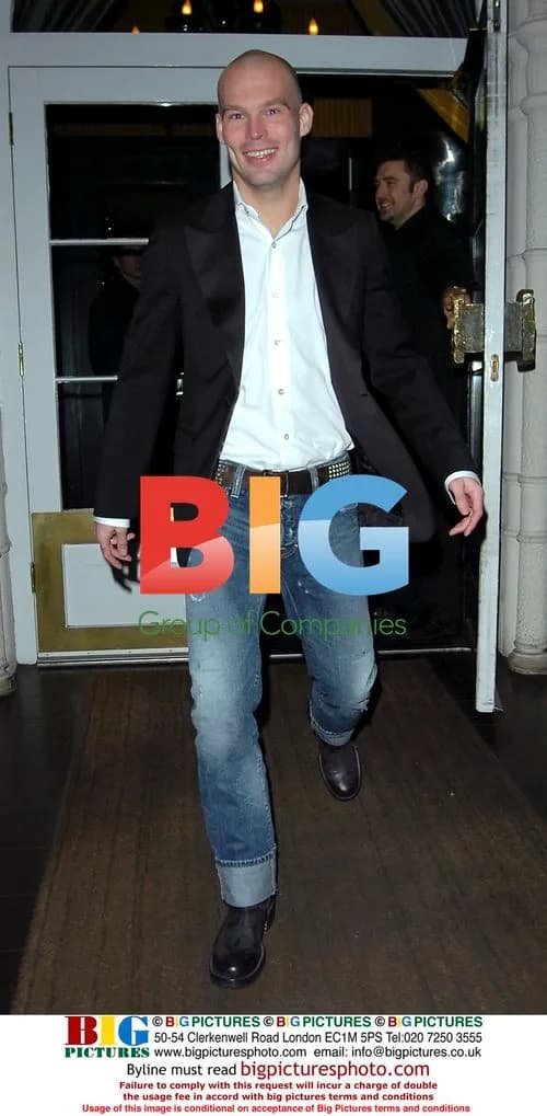 Fredrik Ljungberg at Arsenal Christmas Party