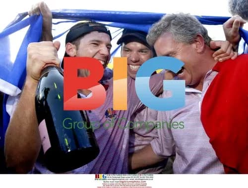 European Ryder Cup Team Celebrates Victory