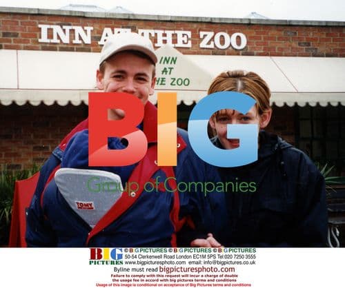 Paula Clennell and boyfriend at zoo