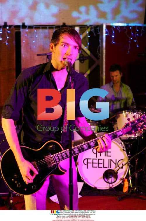 Dan Gillespie of The Feeling at Radio 1's Christmas Party