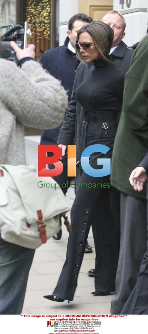 Victoria Beckham Goes Shopping in All Black