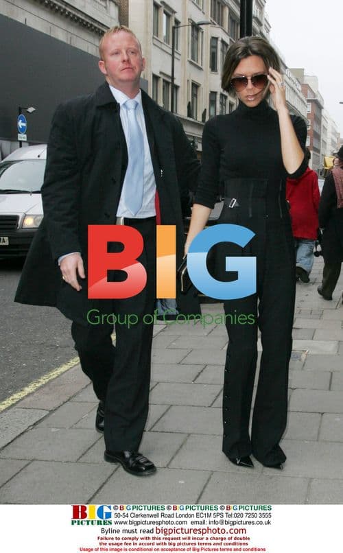 Victoria Beckham Goes Shopping in All Black