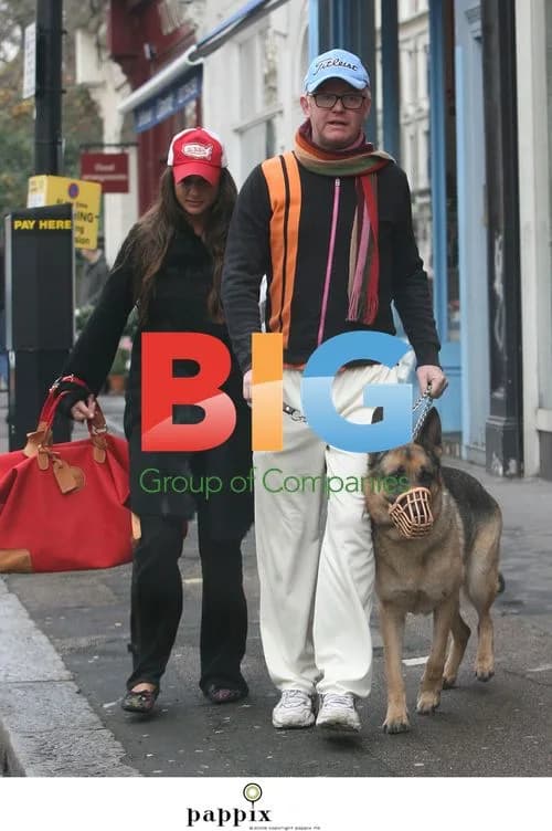 Chris Evans spotted grooming dog in street