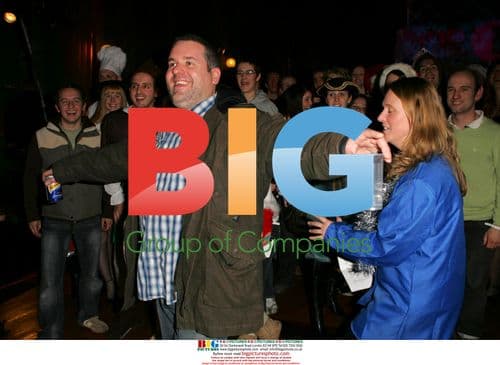 DJ Chris Moyles at Radio 1 Christmas Party