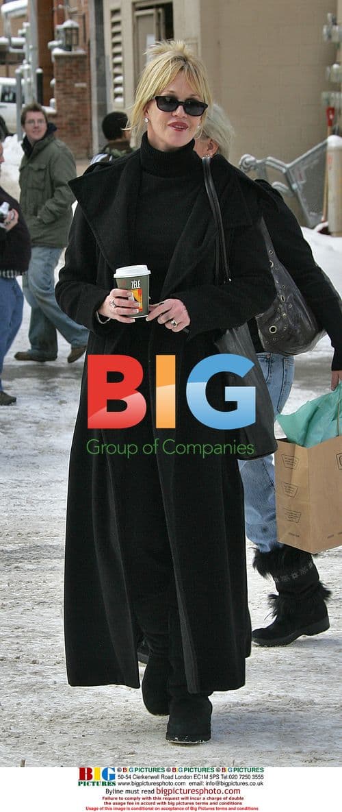 Melanie Griffith Shopping in Aspen