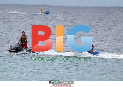Simon Cowell and Terri Seymour Jet Skiing