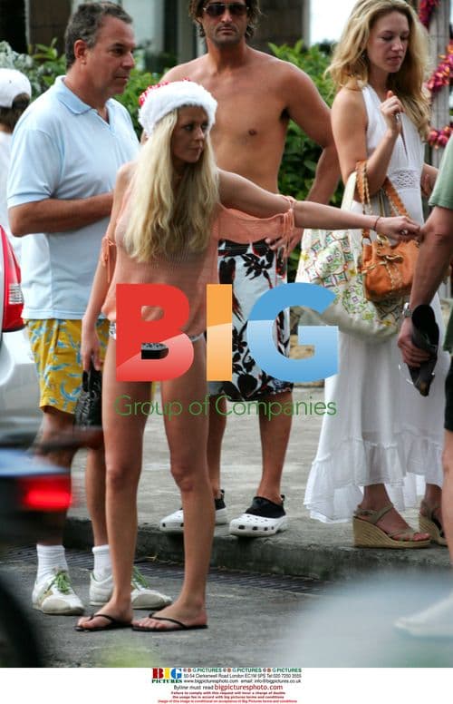 Tara Reid Plays Santa in Bikini