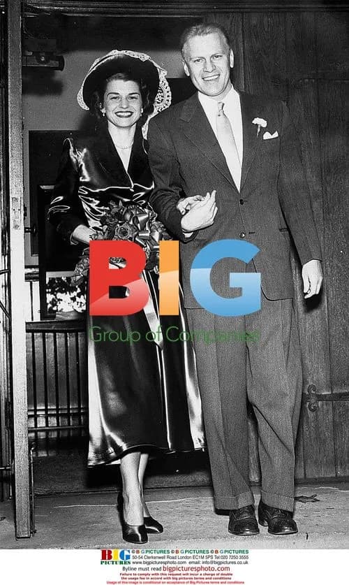 Gerald and Betty Ford after wedding