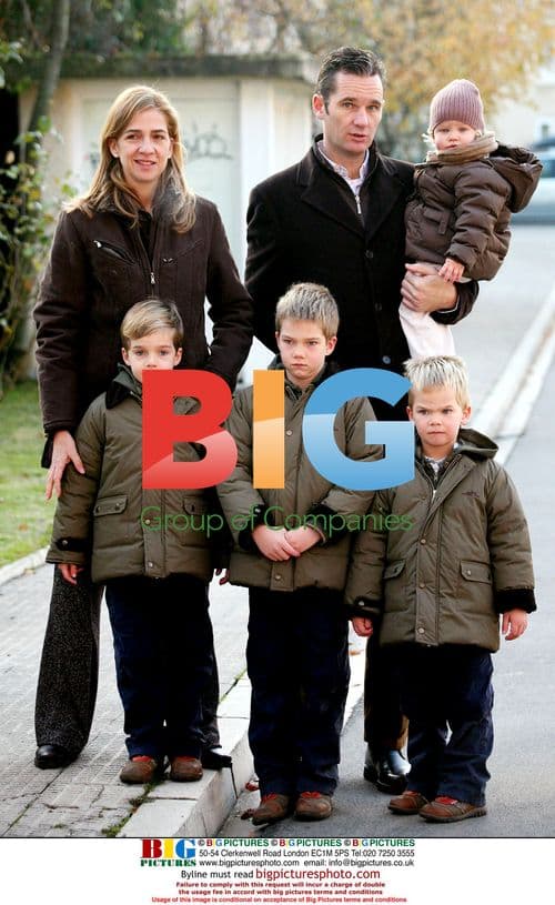Duke and Duchess of Palma With Family in Spain