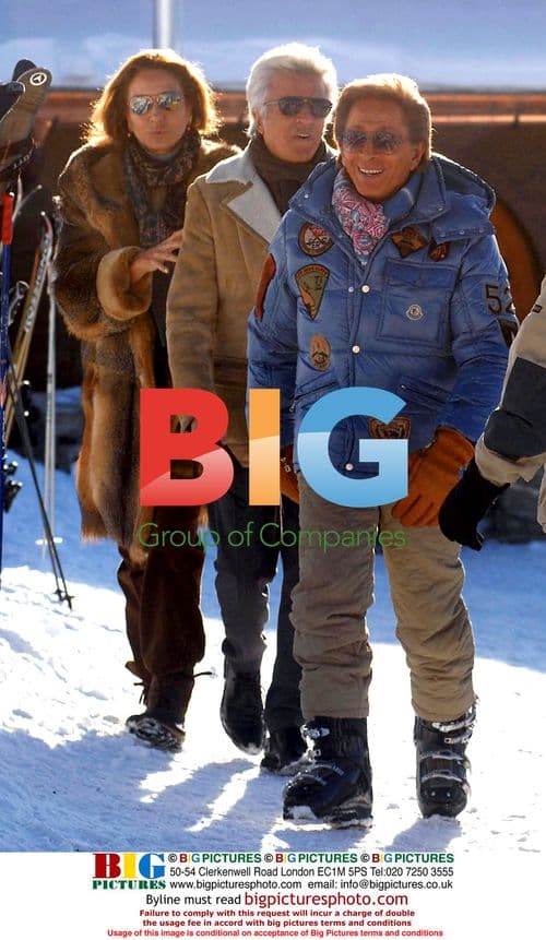 Valentino and Nati Abascal in Gstaad