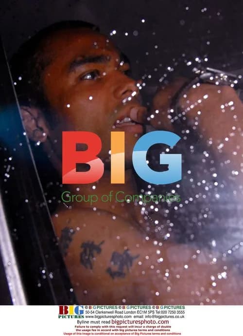 Ashley Cole arrives at Beckham's Pre-World Cup Party
