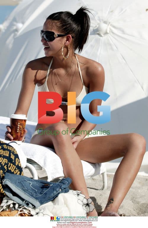 Cassie Relaxing on Miami Beach