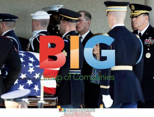 Former U.S. First Lady Betty Ford at Gerald Ford's funeral