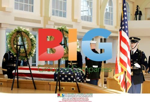 Military Honor Guard Carries Gerald Ford's Casket