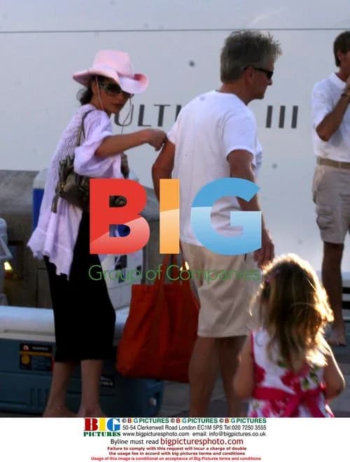 Catherine Zeta Jones, Michael Douglas, and kids board yacht