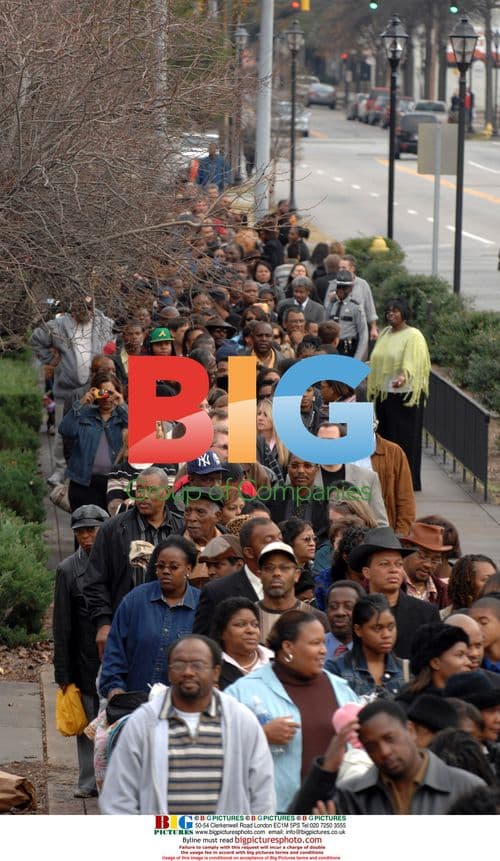 James Brown Fans Line Up to View Body