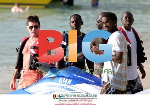 Simon Cowell on X-Factor Victory Holiday