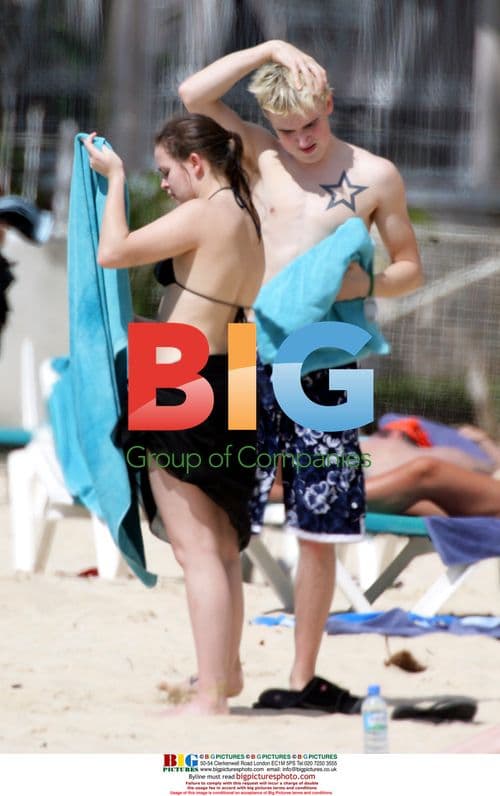 Tom Fletcher enjoys break in Caribbean