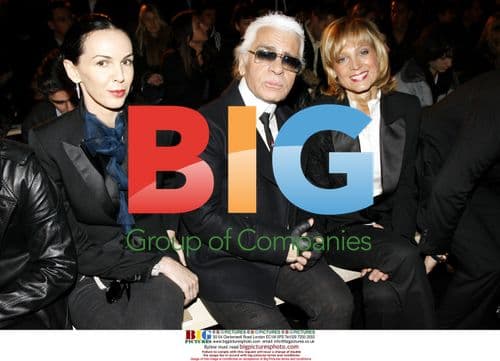 Karl Lagerfeld Attends Christian Dior Mens Fashion Show