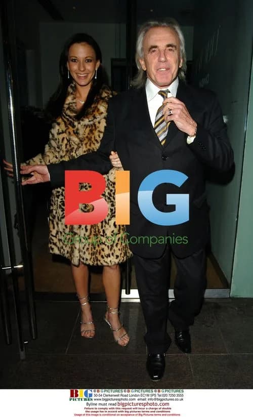 Peter Stringfellow and girlfriend at Nobu