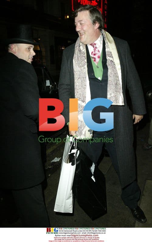 Steven Fry seen at The Ivy in London