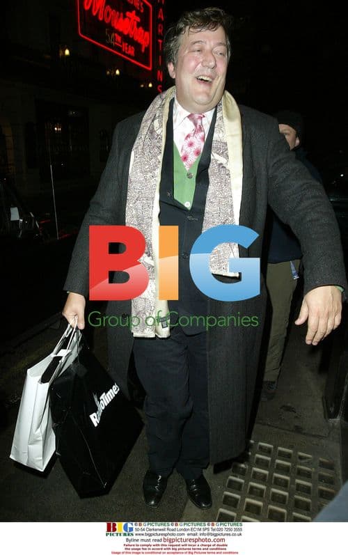 Steven Fry seen at The Ivy in London