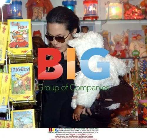 Angelina Jolie Out with Kids in Berlin